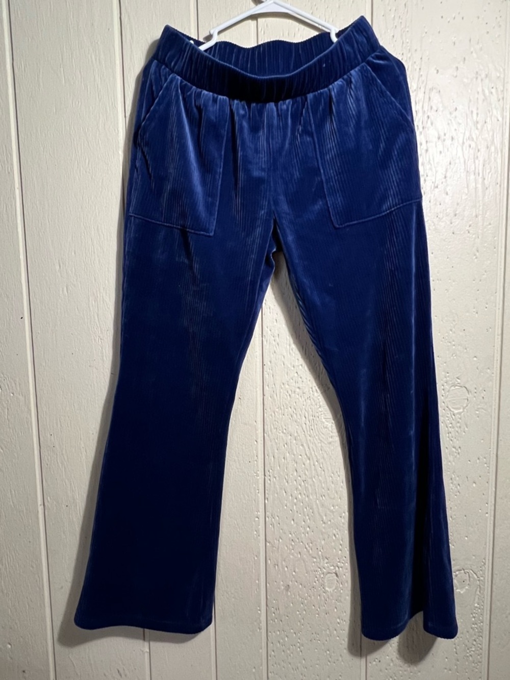 Time and Tru Navy Blue Corduroy Pull-On Joggers